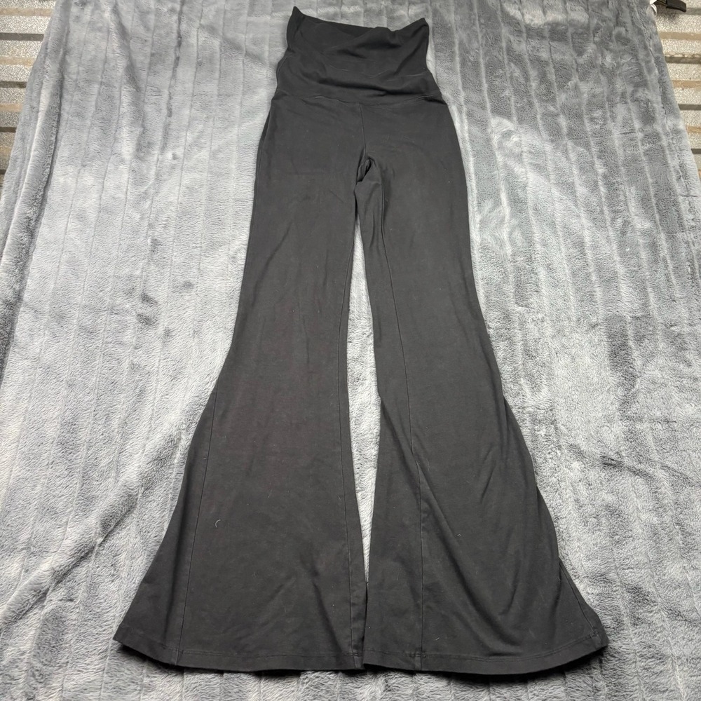 OFFLINE by Aerie OG Foldover Super Flare Leggings Black High Rise Long Small